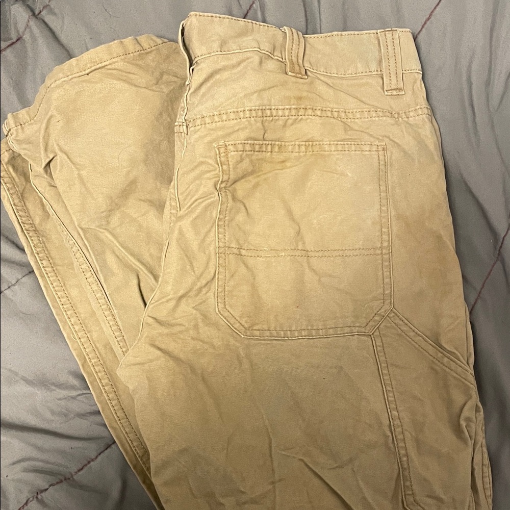 Men's Casual Tan Cargo Pants